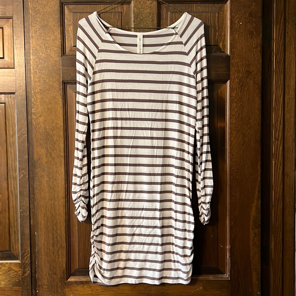 Long sleeve tunic dress